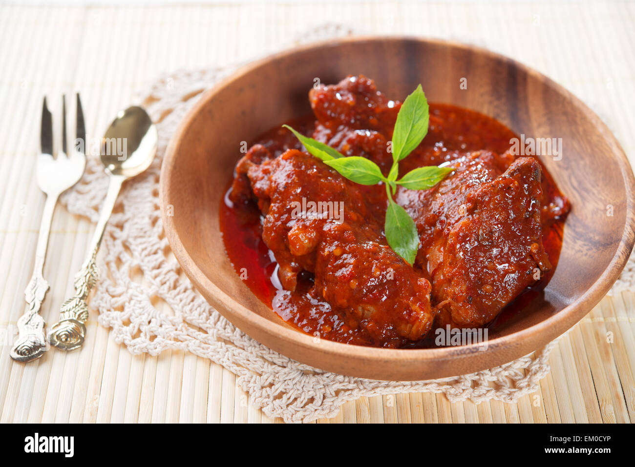 Indian chicken curry Stock Photo - Alamy