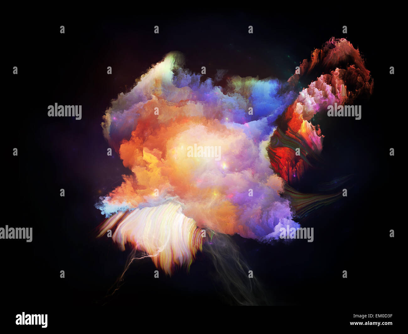 Cool Design Nebulae Stock Photo - Alamy