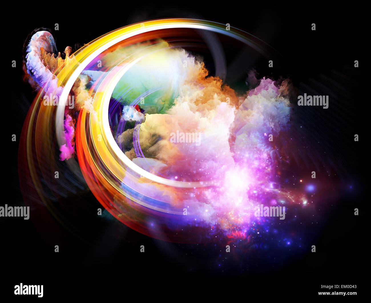 Cool Design Nebulae Stock Photo - Alamy