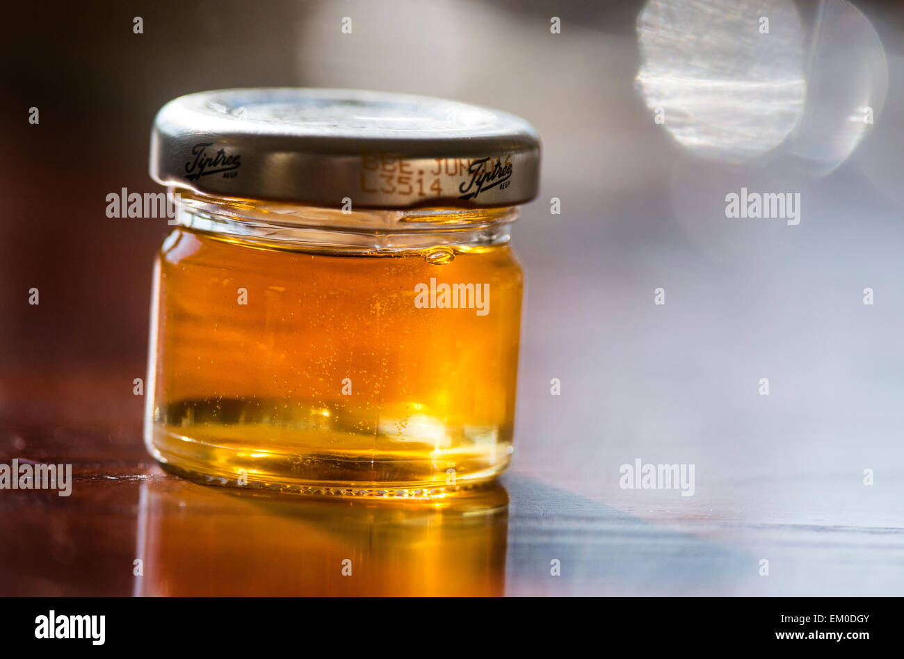 A jar of honey Stock Photo Alamy