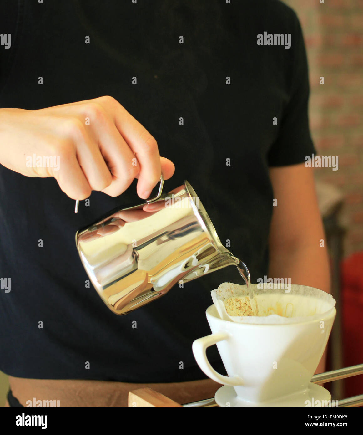 Hand drip coffee Stock Photo Alamy