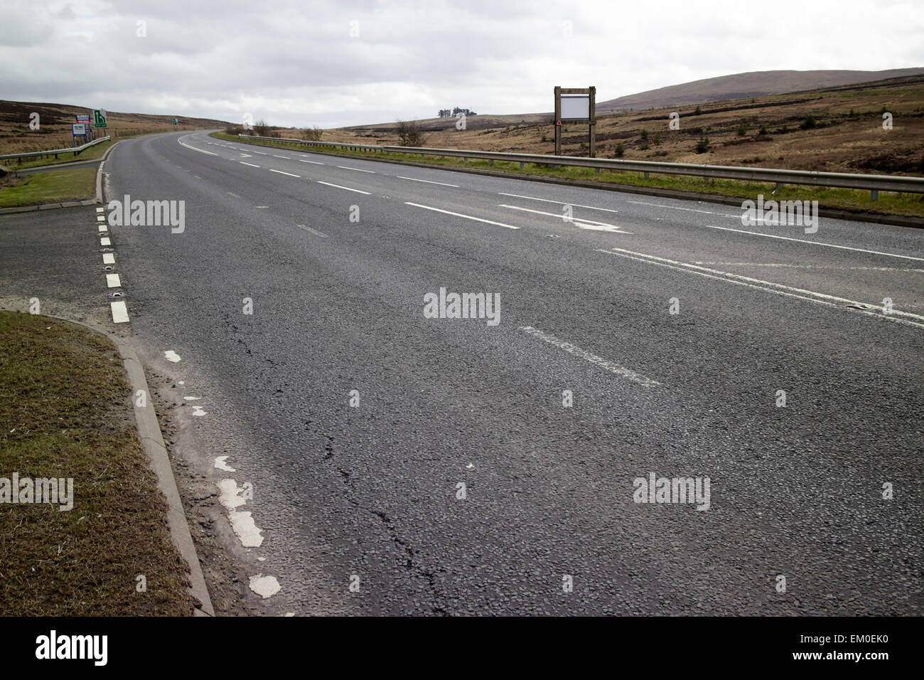 the A6 road through the top of the Glenshane Pass county derry northern
