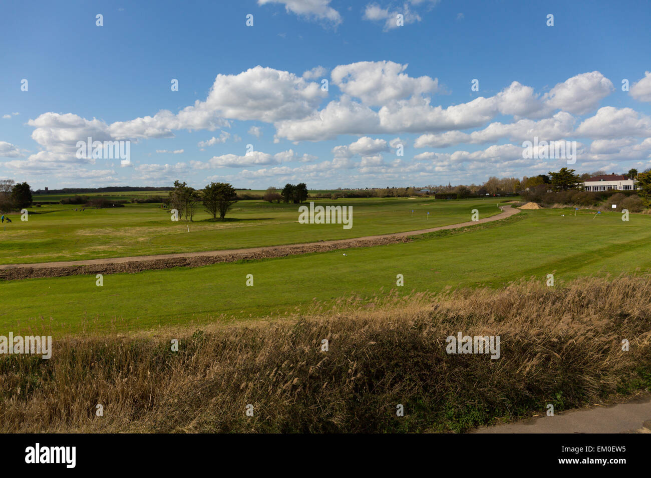 Frinton on Sea Essex golf course Stock Photo