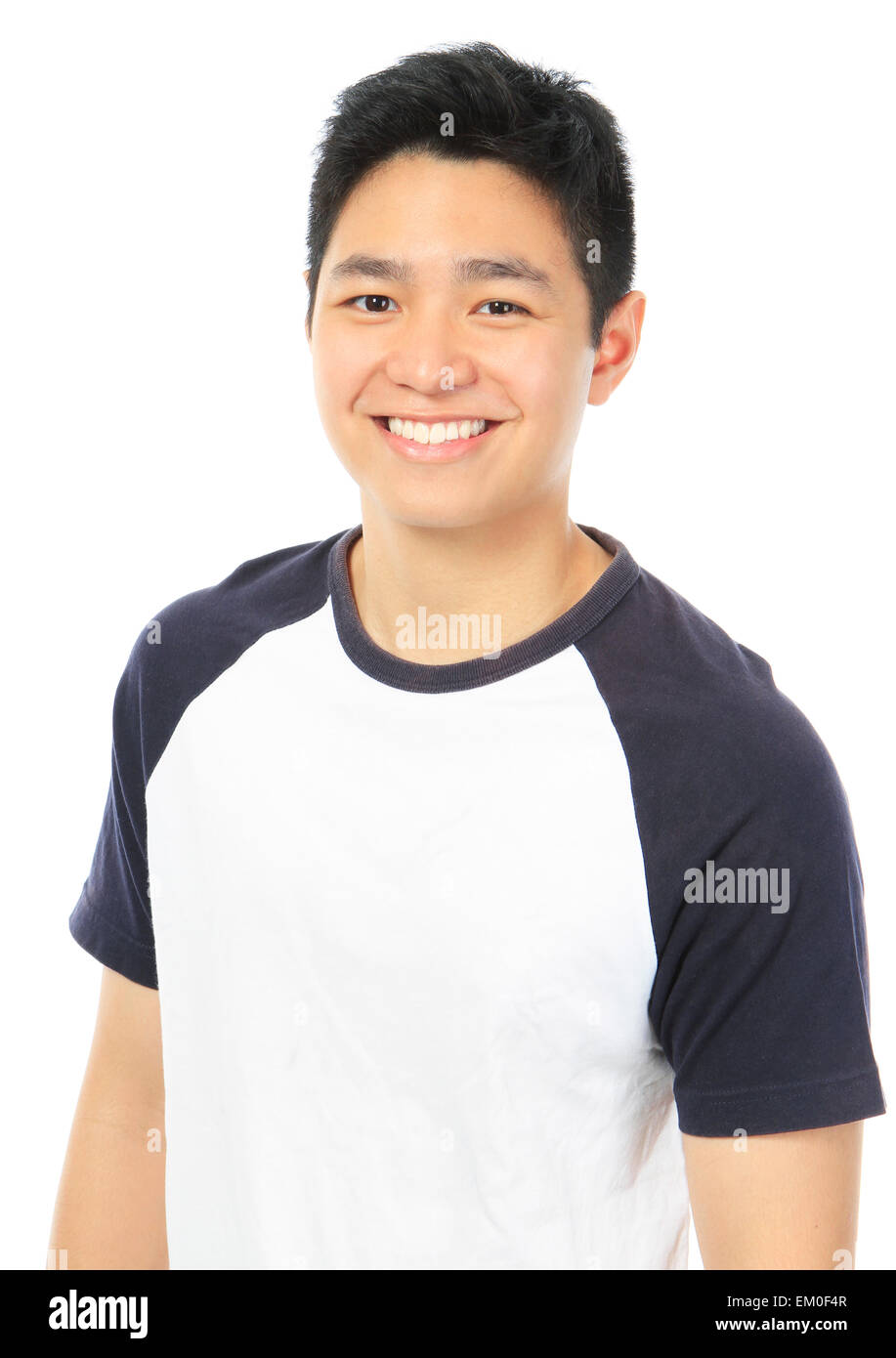 Teen boy smiling hi-res stock photography and images - Alamy