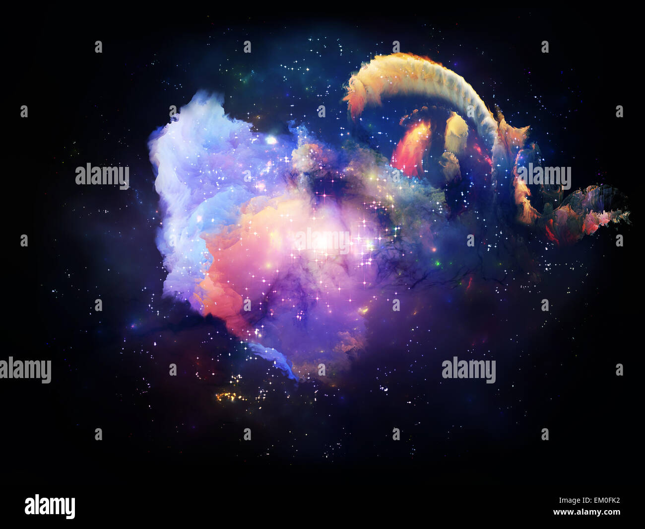 Petals of Design Nebulae Stock Photo - Alamy