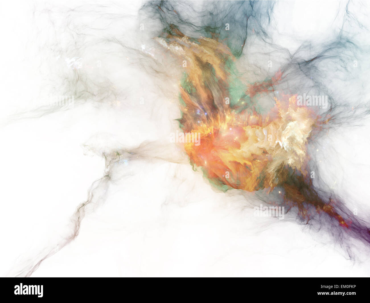 Elements of Fractal Burst Stock Photo - Alamy