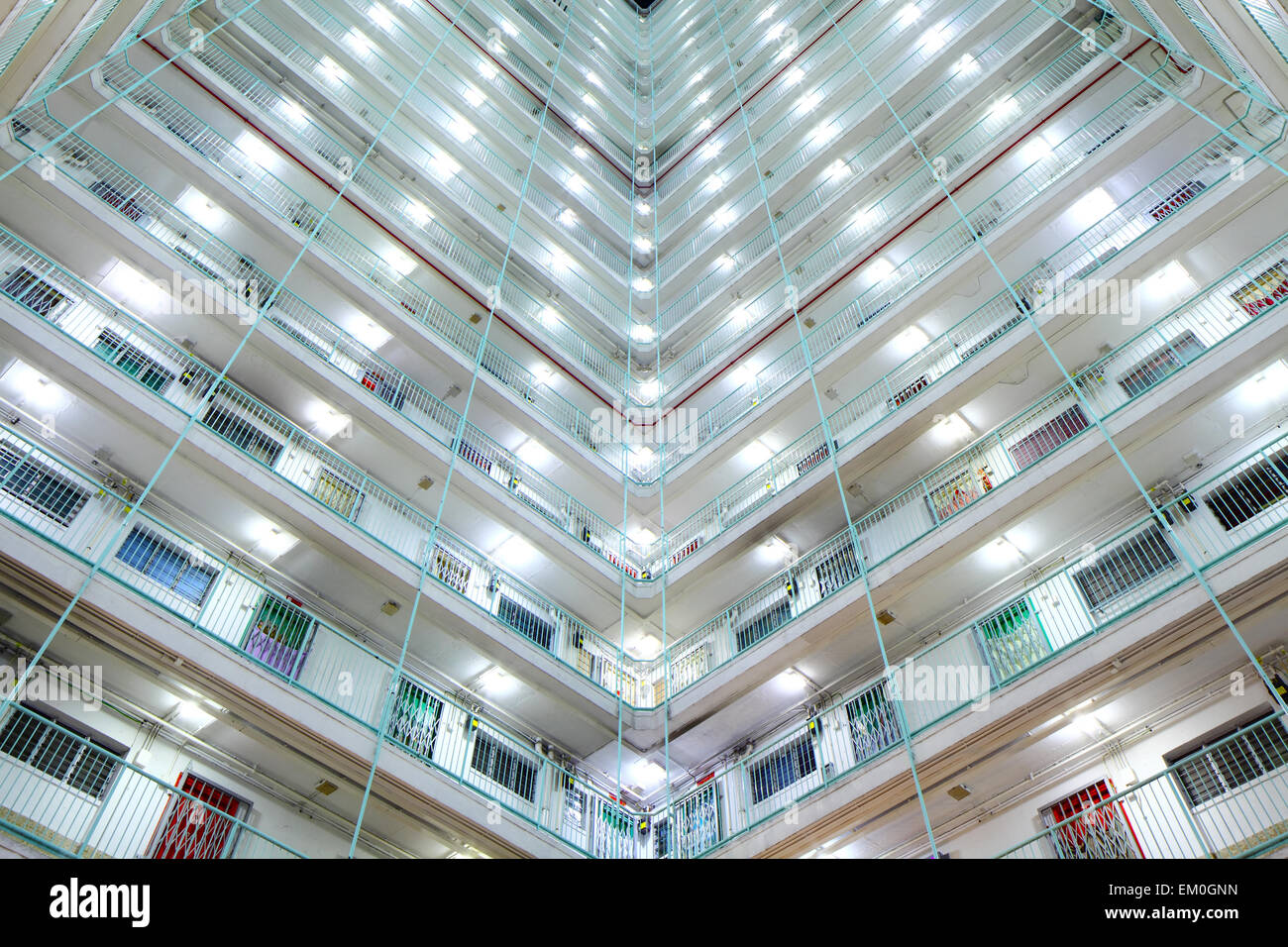 Public housing in Hong Kong Stock Photo Alamy