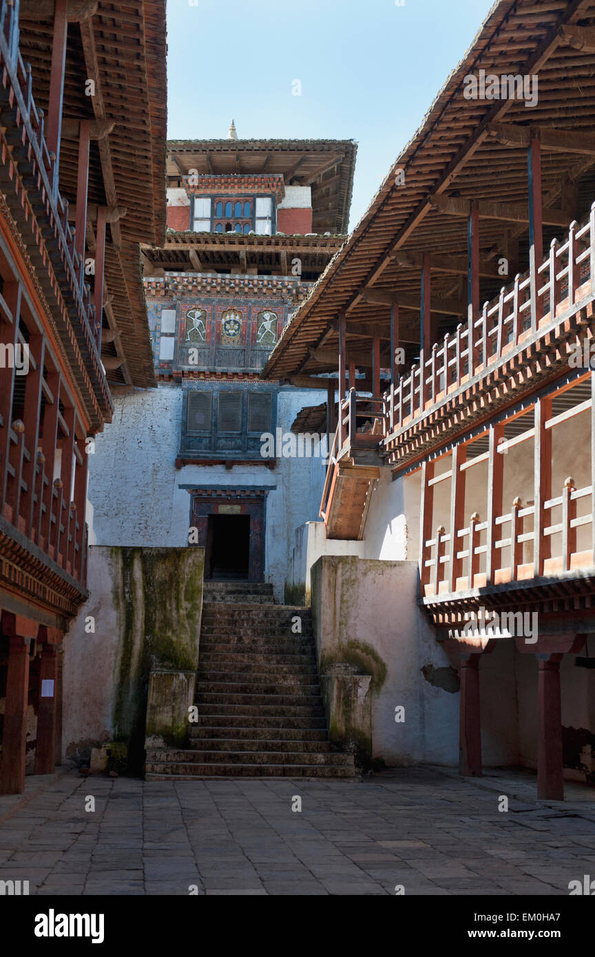 Wangdue Dzong; Wangdue Phodrang District Bhutan Stock Photo Alamy