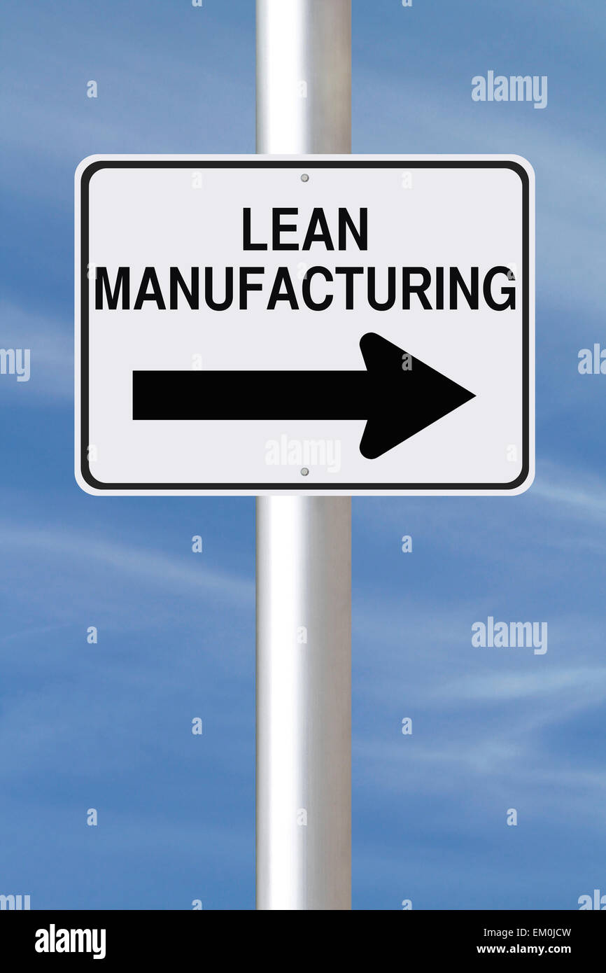 Lean Manufacturing Stock Photo