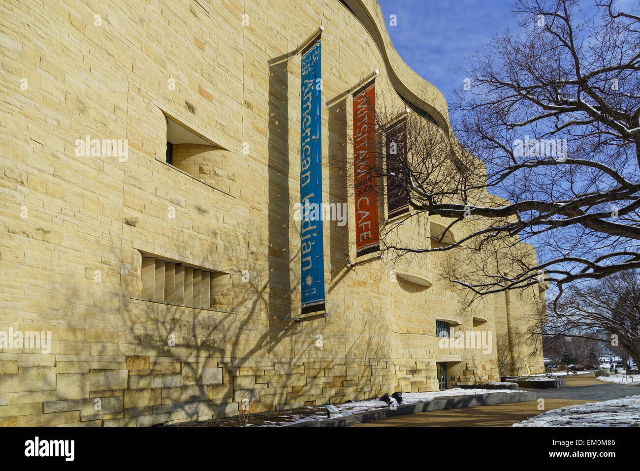 The National Museum of the American Indian at the Smithsonian Institute in Washington DC, USA. Stock Photo