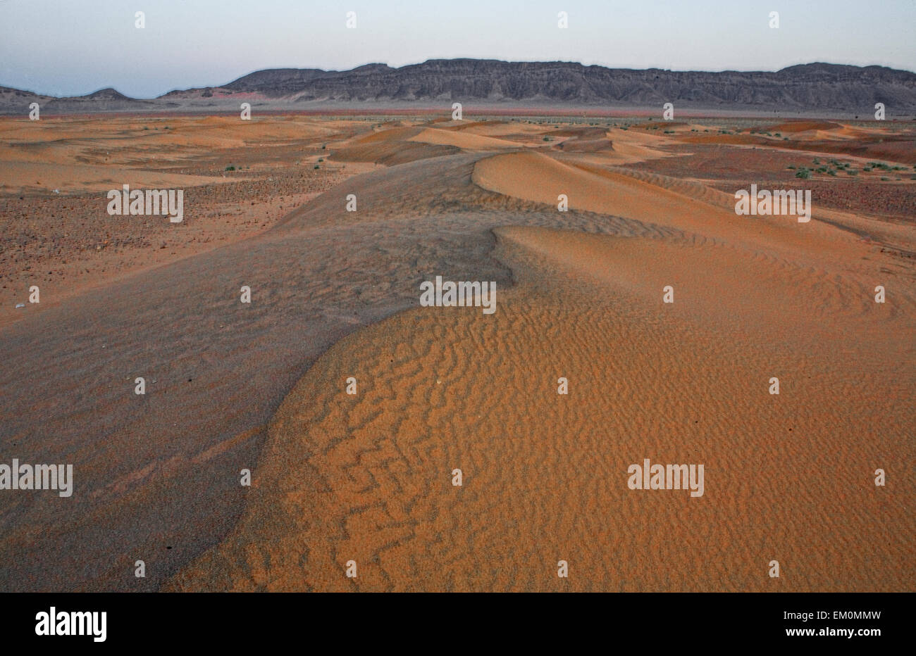 Sahara desert doors area scene, Zagora, Morocco Stock Photo - Alamy