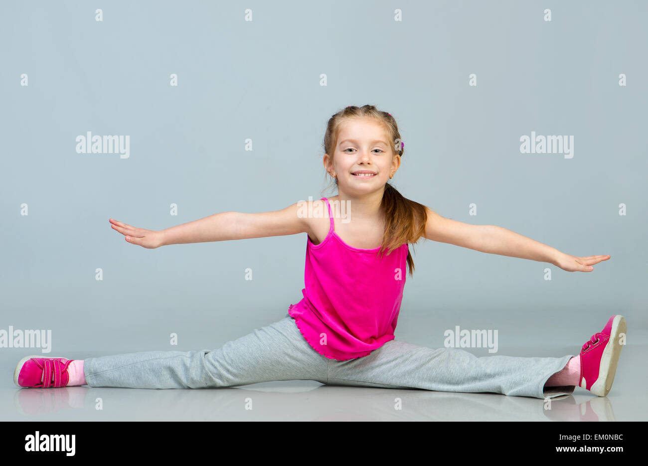 Beautiful happy smiling gymnast athlete hi-res stock photography and ...