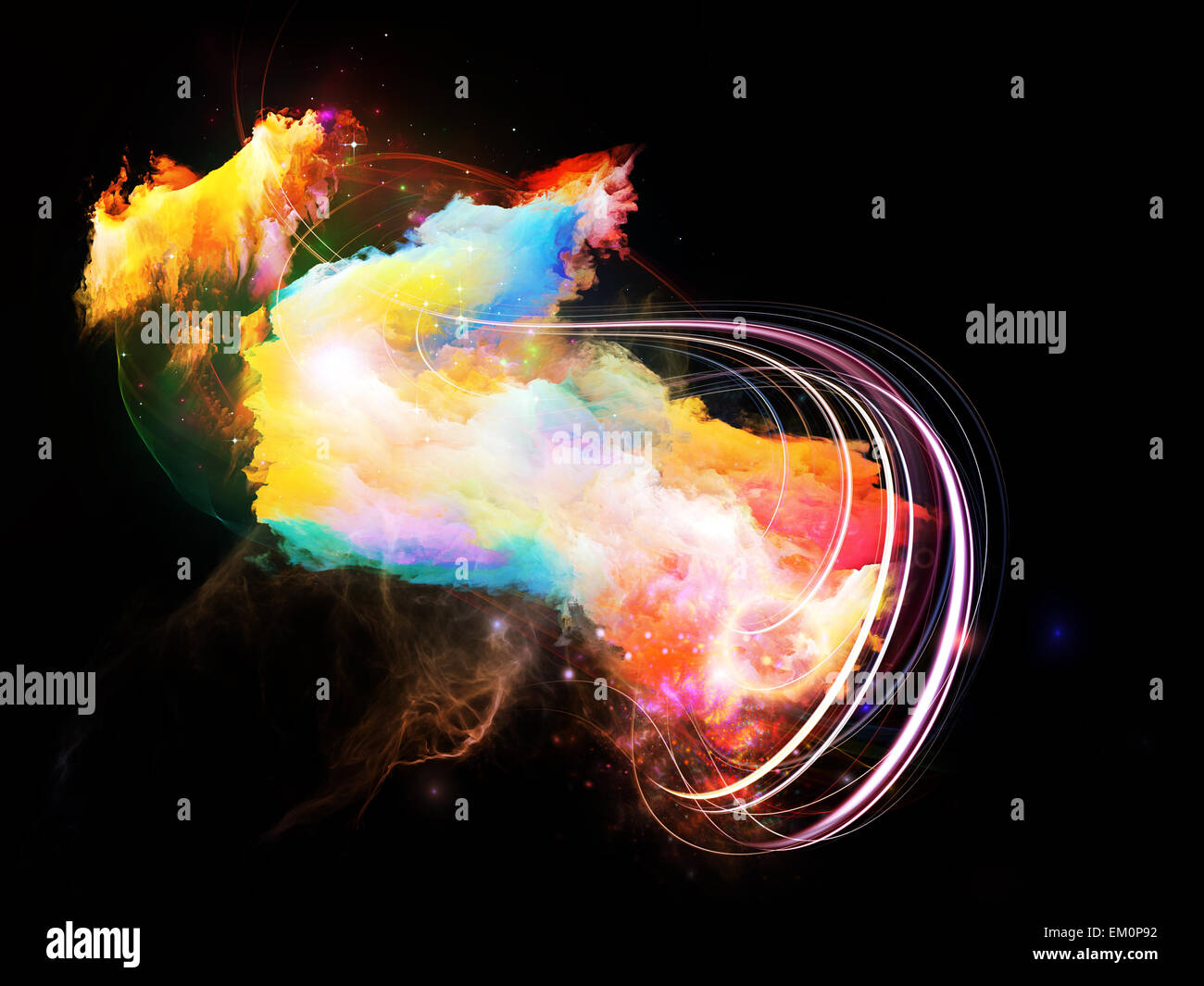 Cool Design Nebulae Stock Photo - Alamy