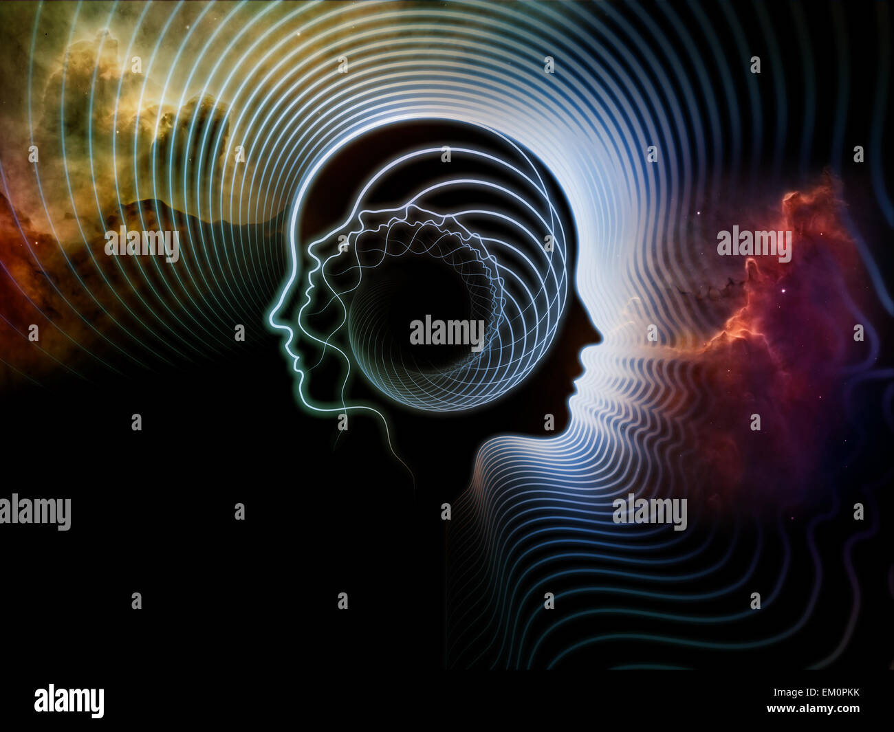 Paradigm of Human Mind Stock Photo