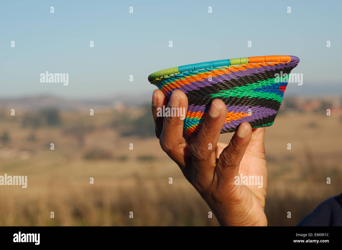 Traditional African baskets Stock Photo Alamy