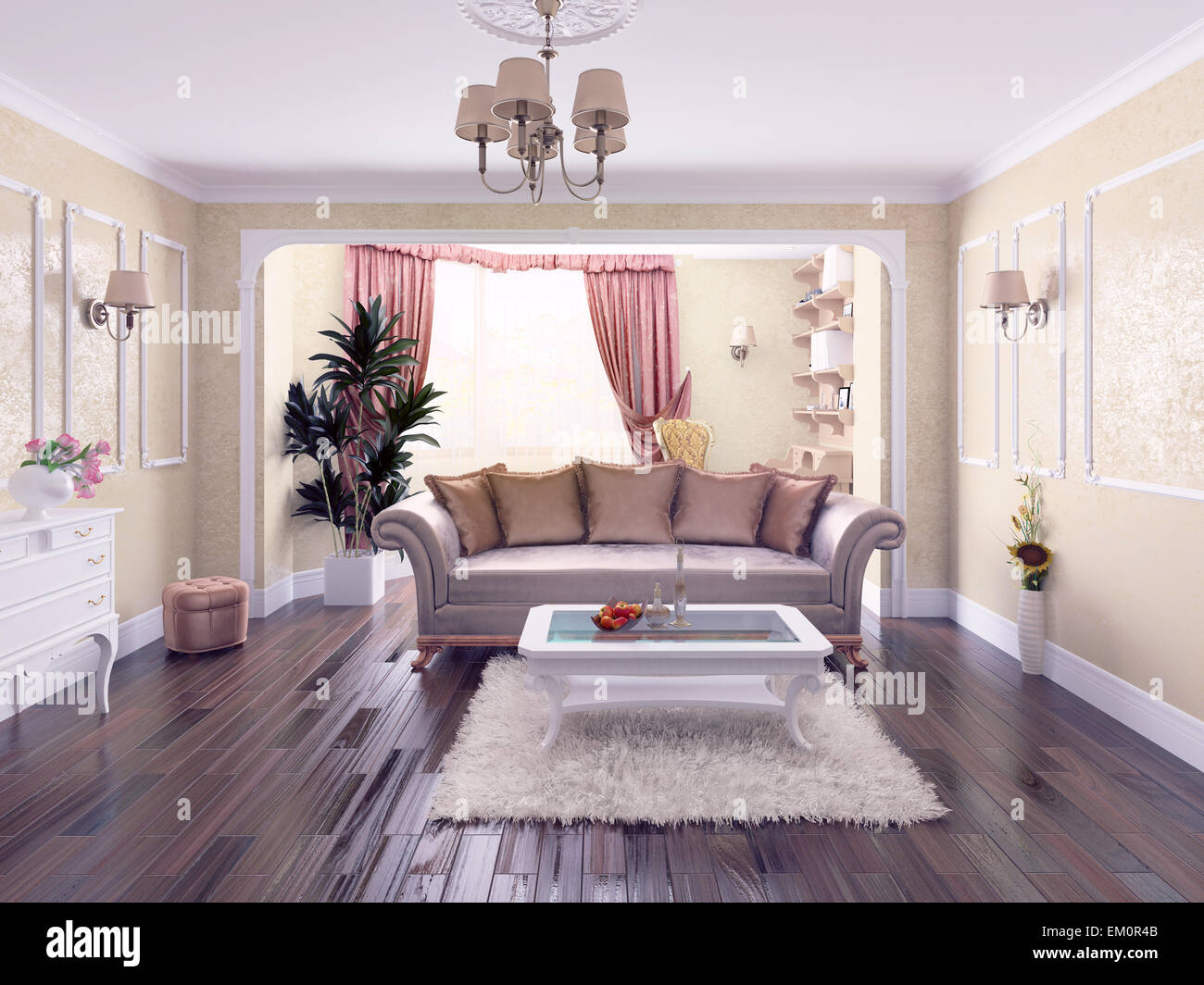 Classic interior with modern hi-res stock photography and images - Alamy