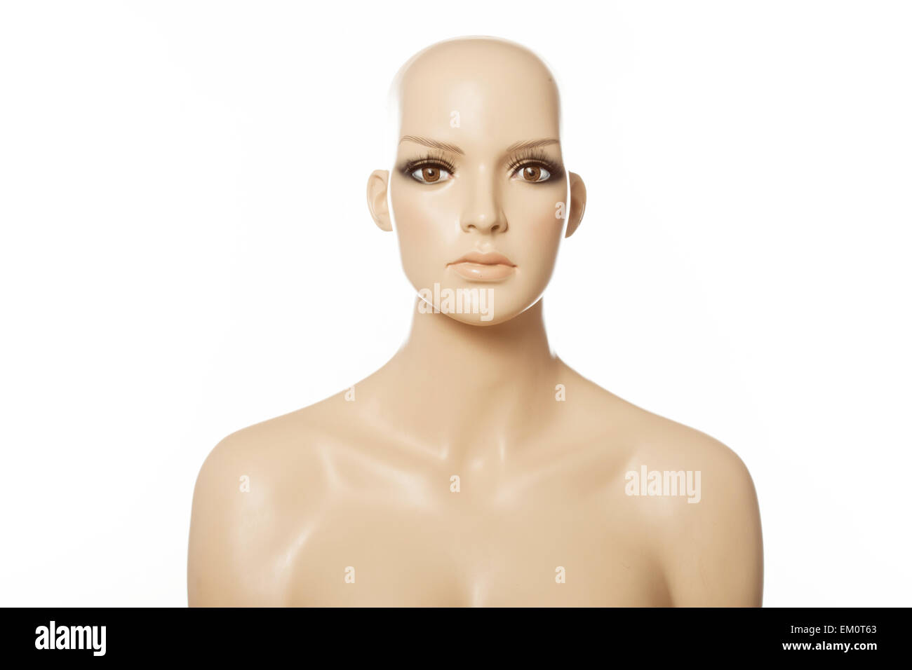Head of a female mannequin face Stock Photo - Alamy