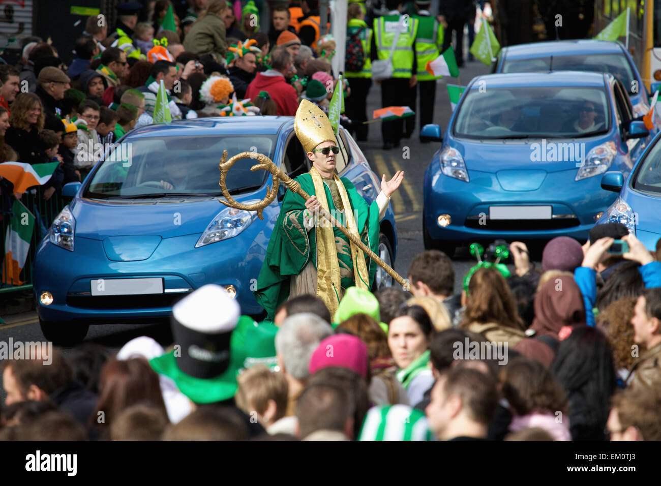 A Parade For Saint Patrick's Day; Dublin Ireland Stock Photo - Alamy