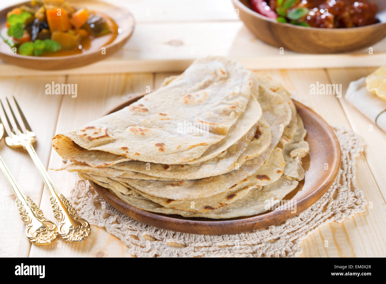 Pakistani Ruti Pakistan bread hi-res stock photography and images - Alamy