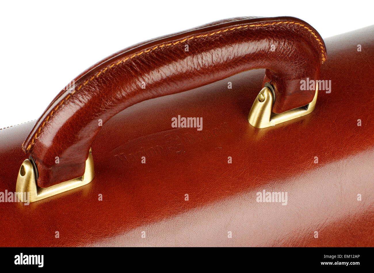 Briefcase Details Stock Photo Alamy