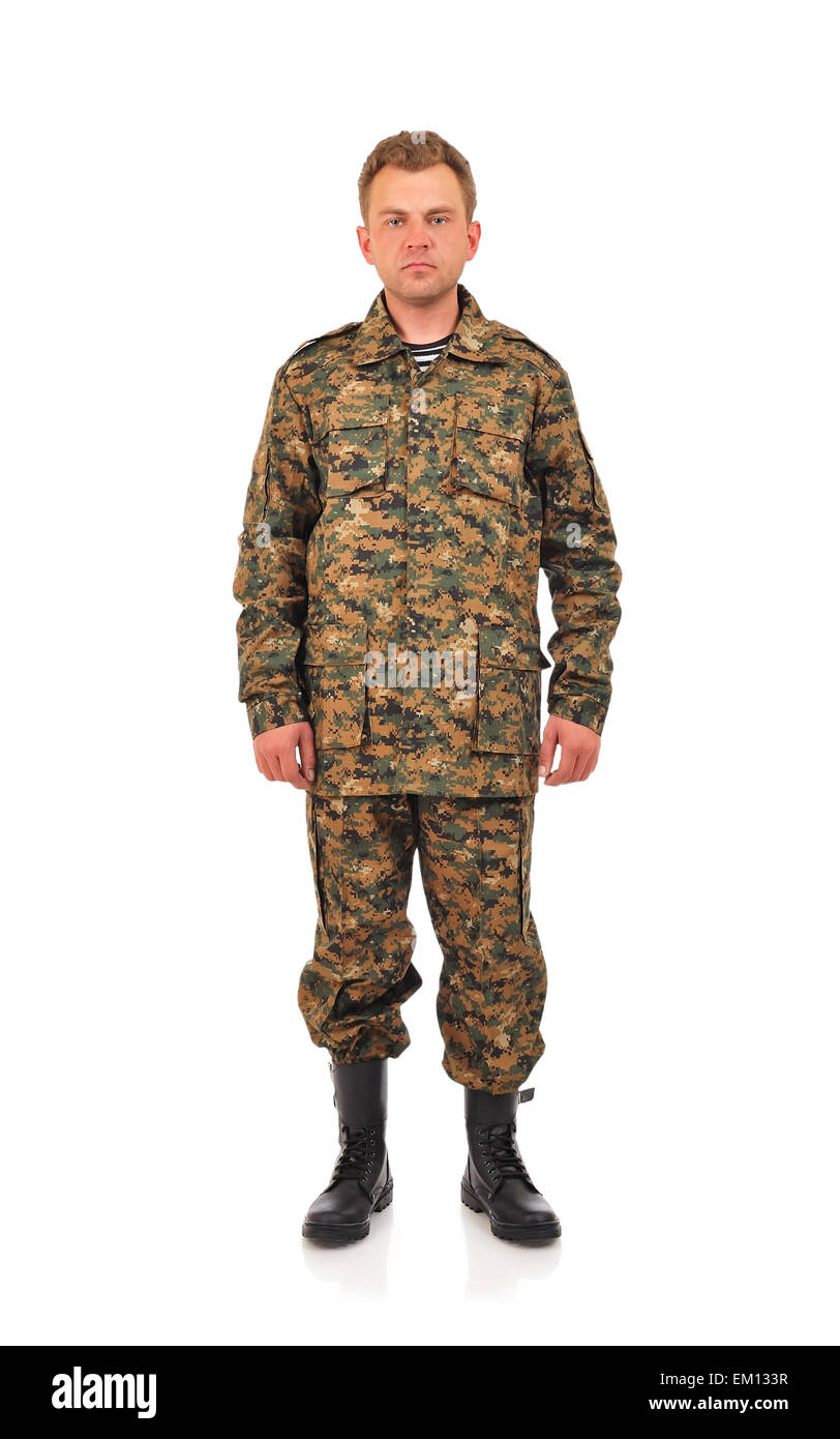 Military man hi-res stock photography and images - Alamy