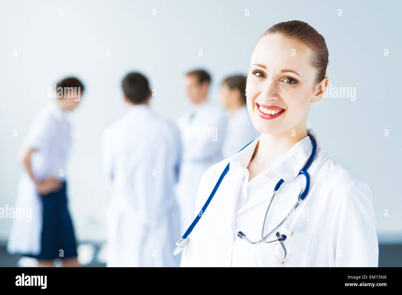 portrait of successful young doctor Stock Photo - Alamy