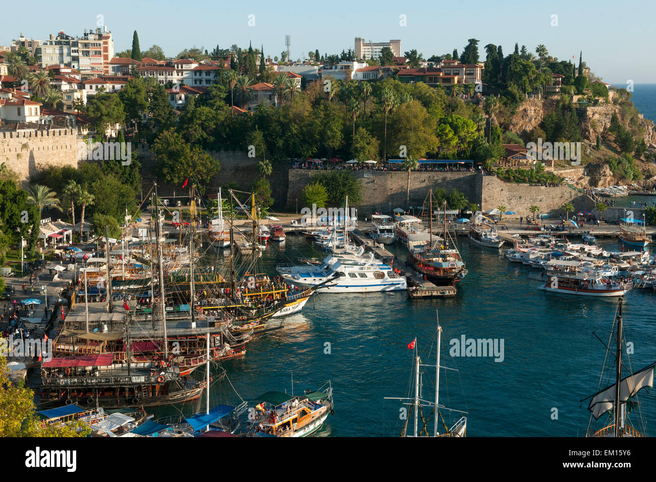 Türkei, Antalya, Altstadt, Hafen Stock Photo