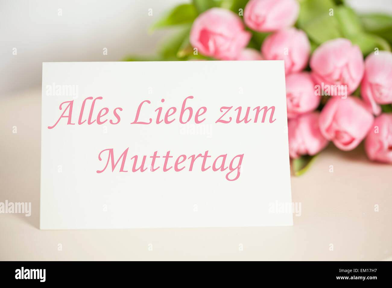 Happy Mother S Day German Stock Photo Alamy