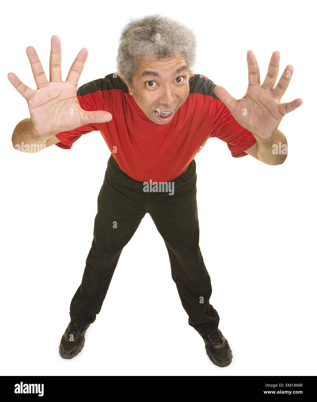 Handsome mature man playing Cut Out Stock Images & Pictures - Alamy