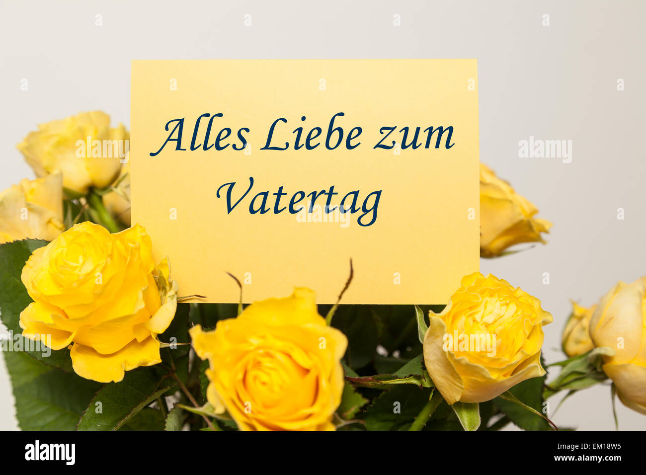 Happy father's day (german Stock Photo Alamy
