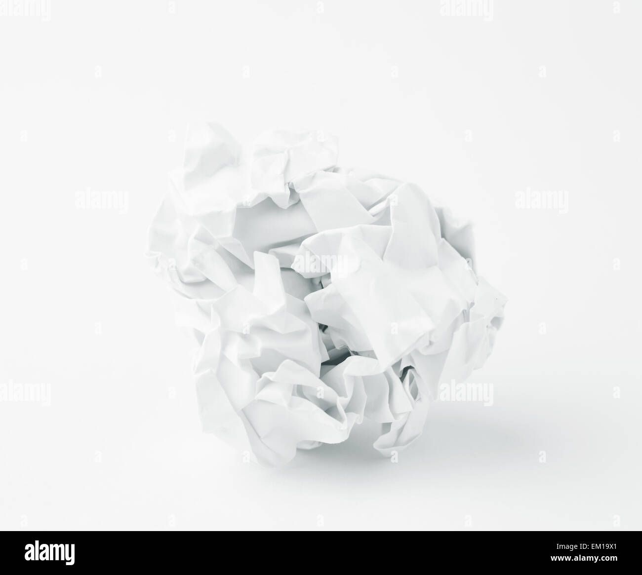 Crumpled paper ball Stock Photo Alamy