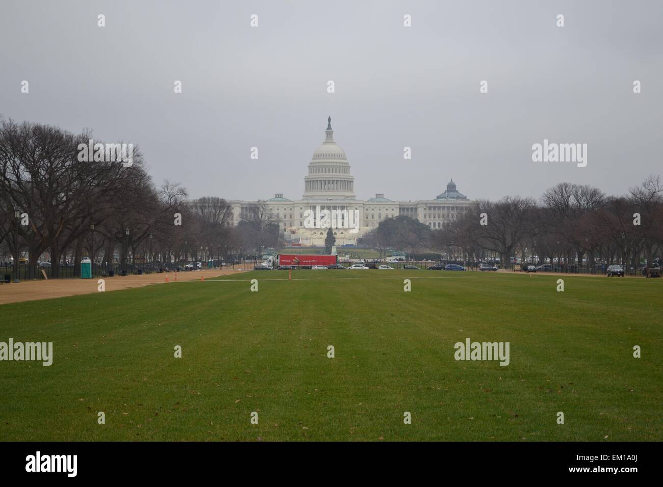 DC's Capitolium minutes before a storm Stock Photo - Alamy
