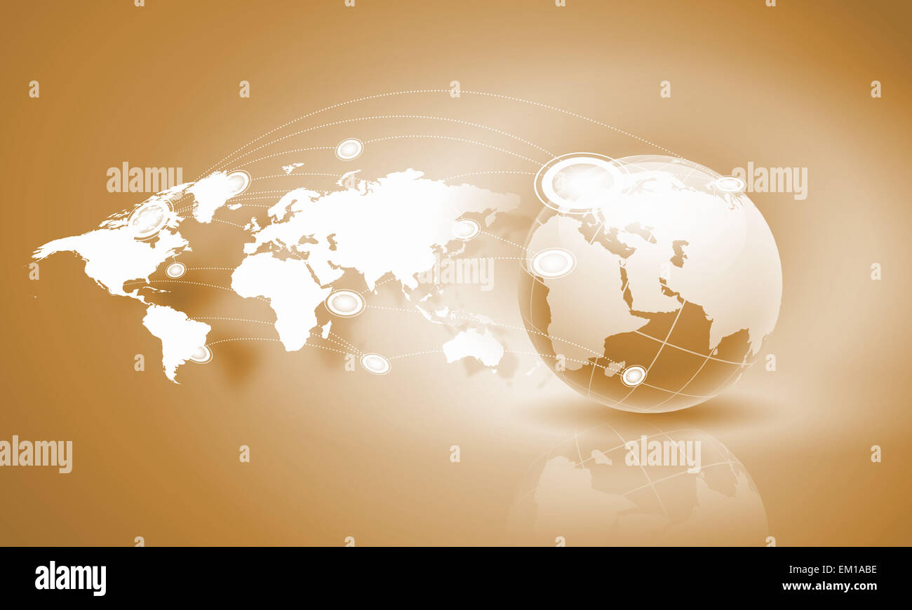 Digital globe concept hi-res stock photography and images - Alamy