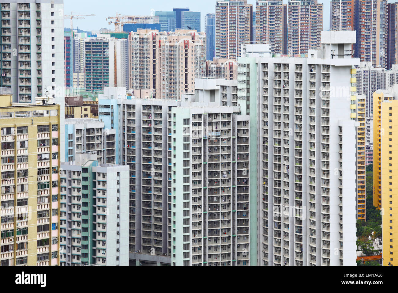 Public housing in Hong Kong Stock Photo Alamy