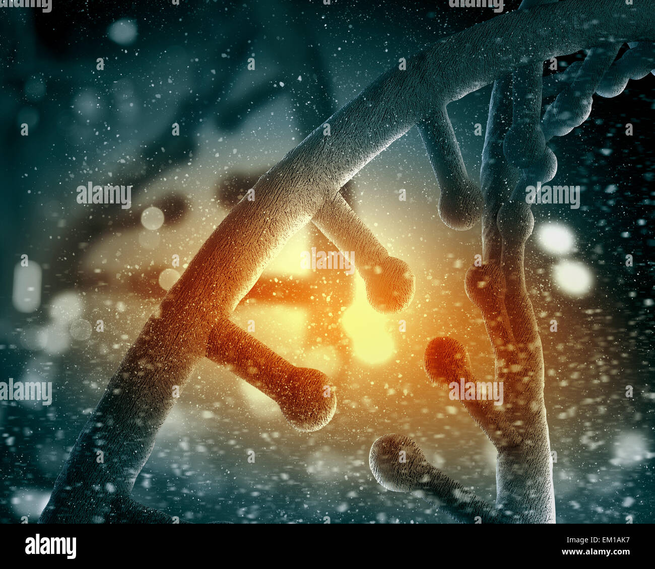 Dna molecule render hi-res stock photography and images - Alamy