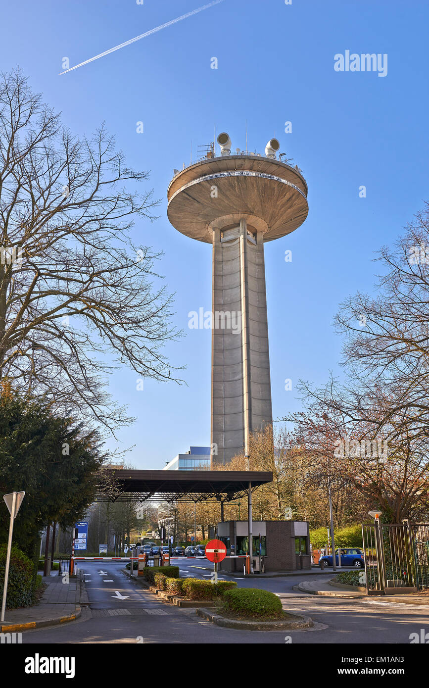 The Reyers Tour telecommunication tower of Belgian national television ...