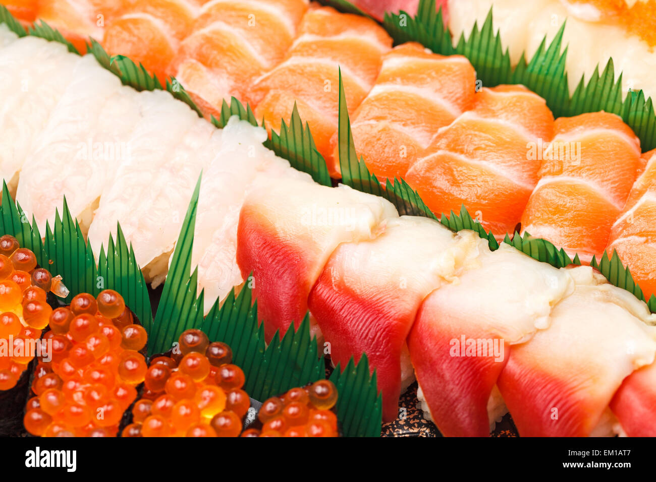 Japanese Sushi box Stock Photo Alamy
