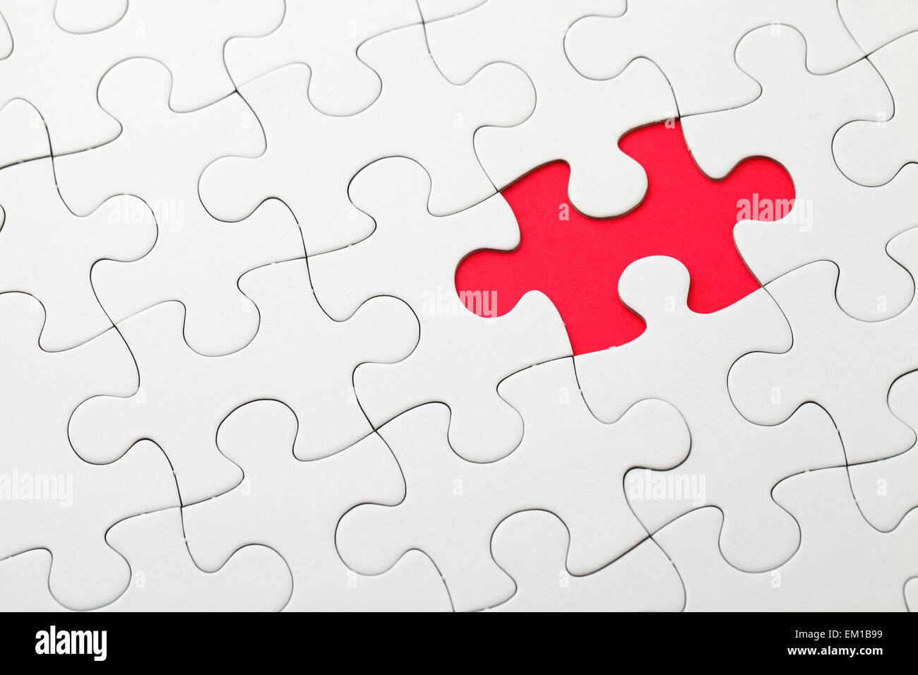 Missing puzzle piece Stock Photo Alamy