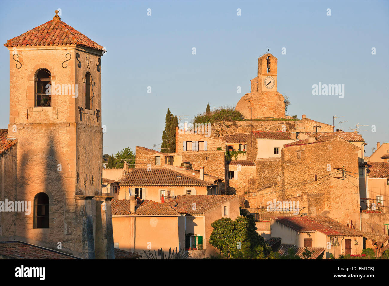 France, Provence, Lourmarin, the village Stock Photo