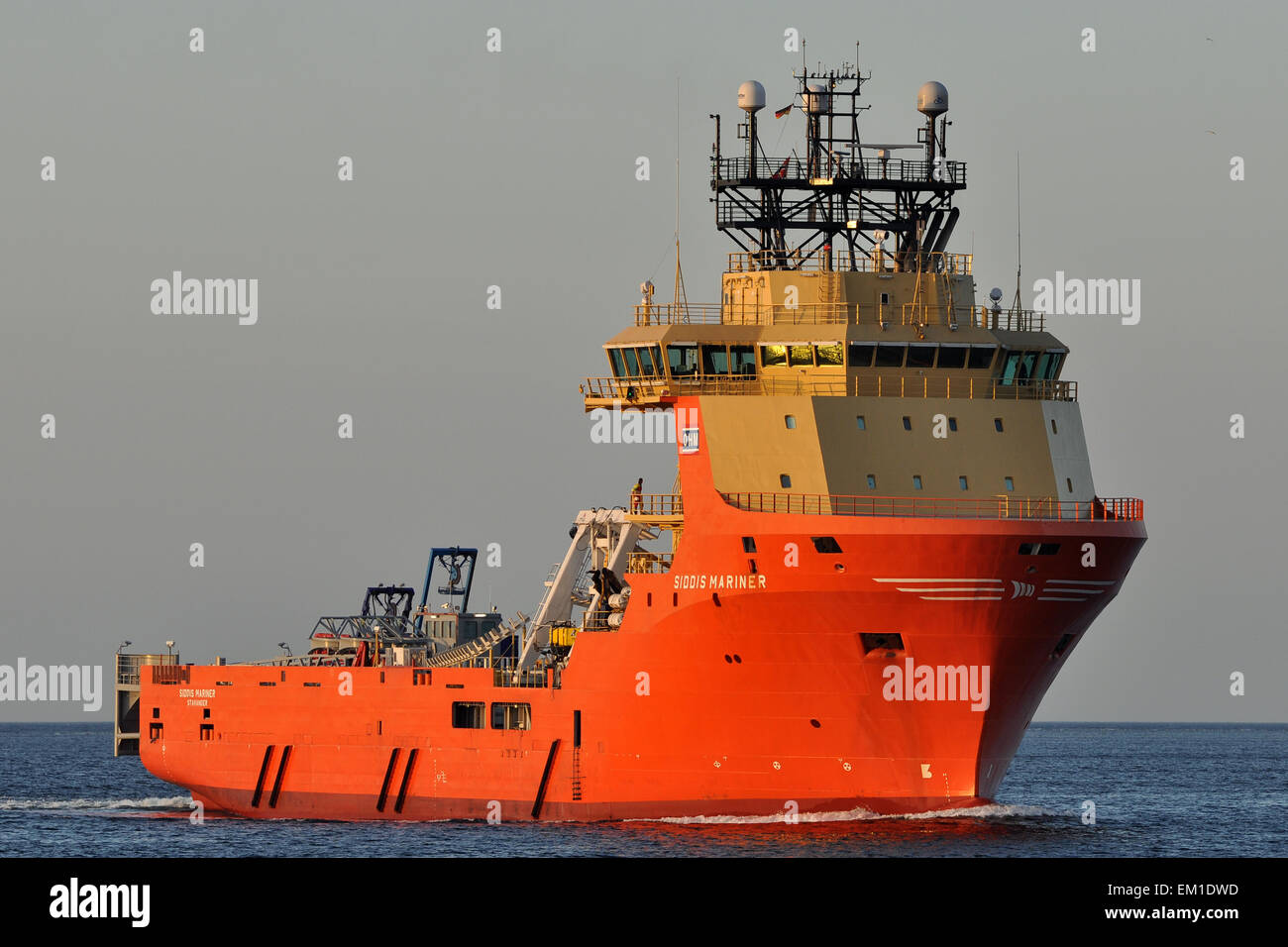 Offshore Supply Ship Siddis Mariner Stock Photo