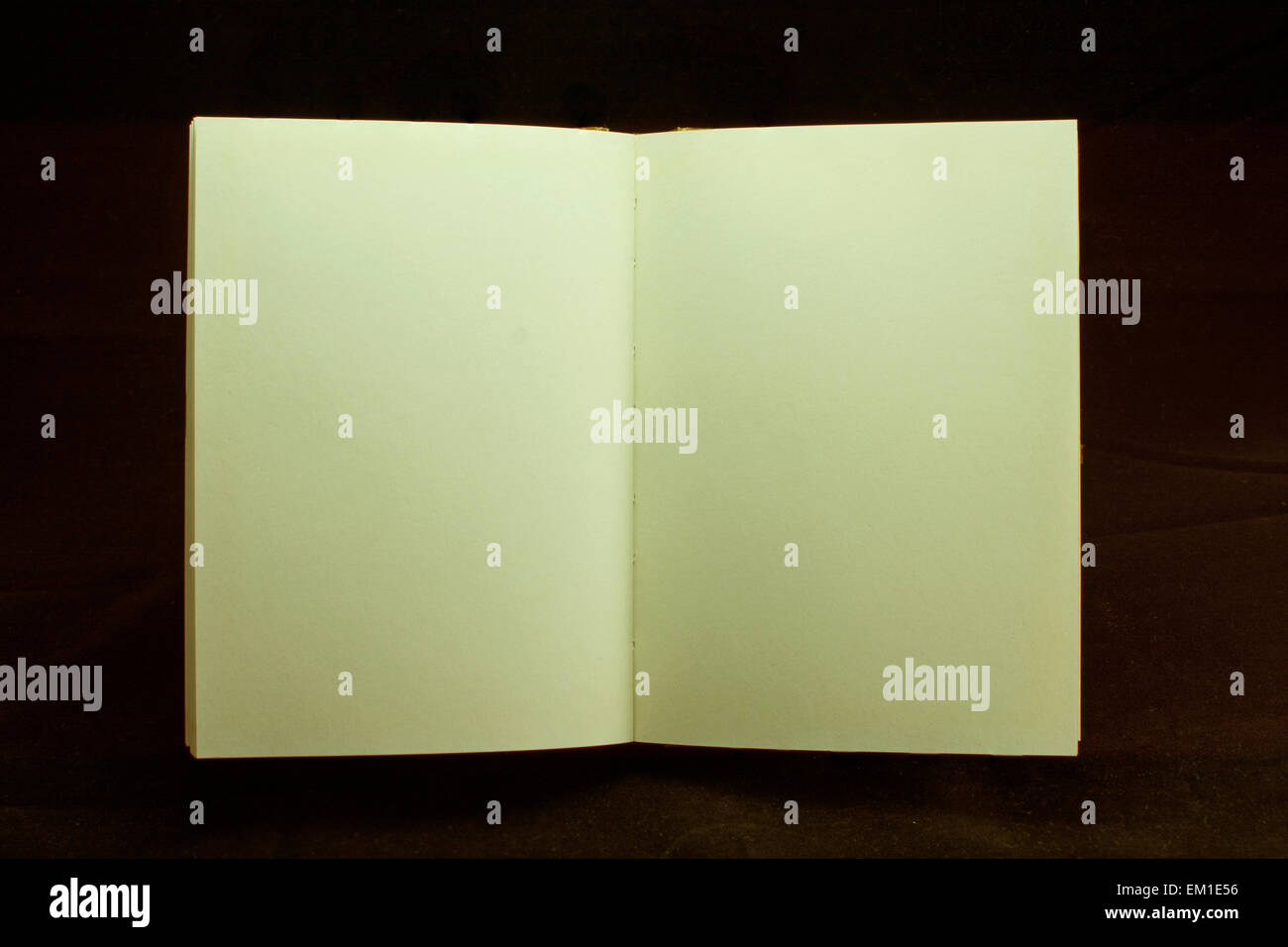 Blank pages of an open book. Suitable for superimposing image or text