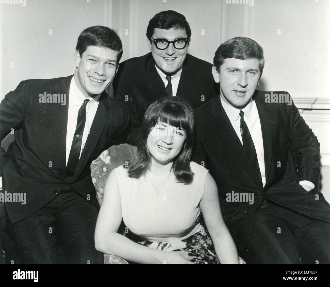 The Seekers Australian Group In 1965 From Left Keith Potger Judith Durham Athol Guy Bruce Woodley Stock Photo Alamy