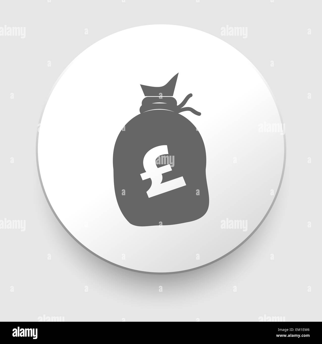 Money bag sign icon. Pound GBP Stock Photo Alamy
