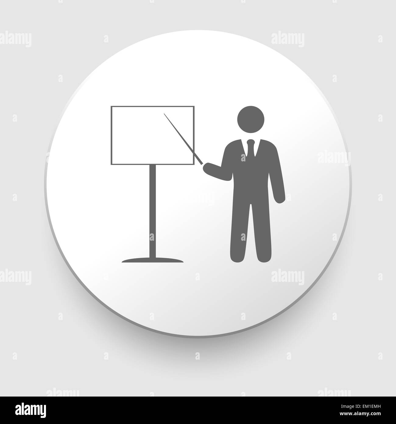 Vector Training Icon Stock Photo Alamy