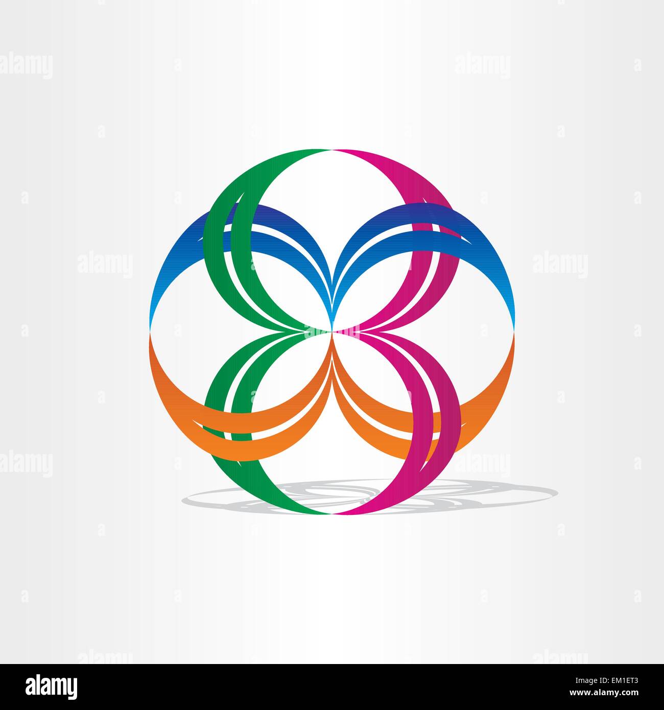 abstract connection icon design network icon element Stock Vector