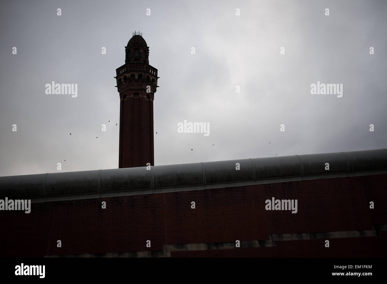 18/02/2015 . Manchester , UK . GV of HMP Manchester ( aka Strangeways Prison ) . © Joel Goodman/Alamy Live News Stock Photo