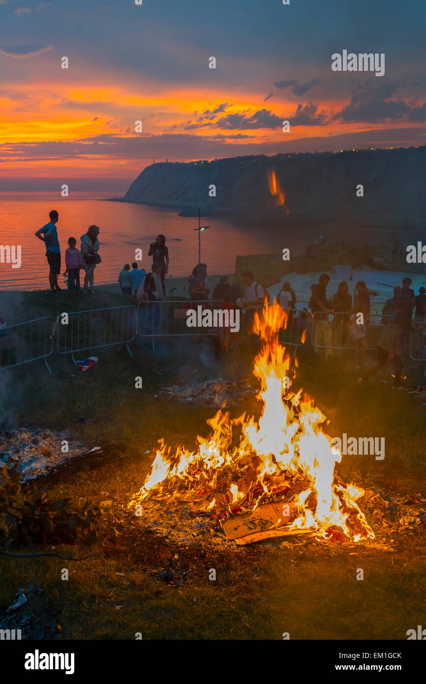 Bonfires of Saint John. Stock Photo