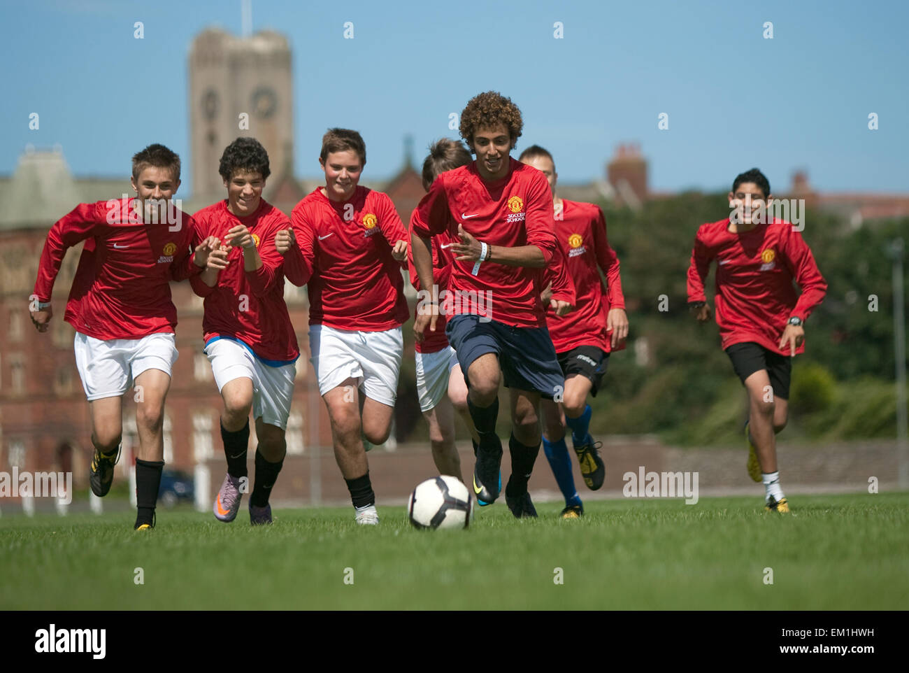 Berlitz language school boarding at Rossall School Fleetwoods Lancashire Stock Photo