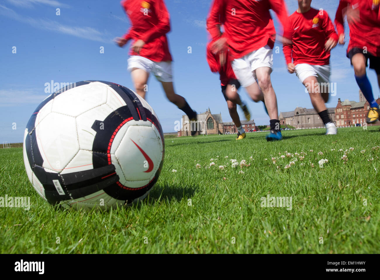 Berlitz language school boarding at Rossall School Fleetwoods Lancashire Stock Photo