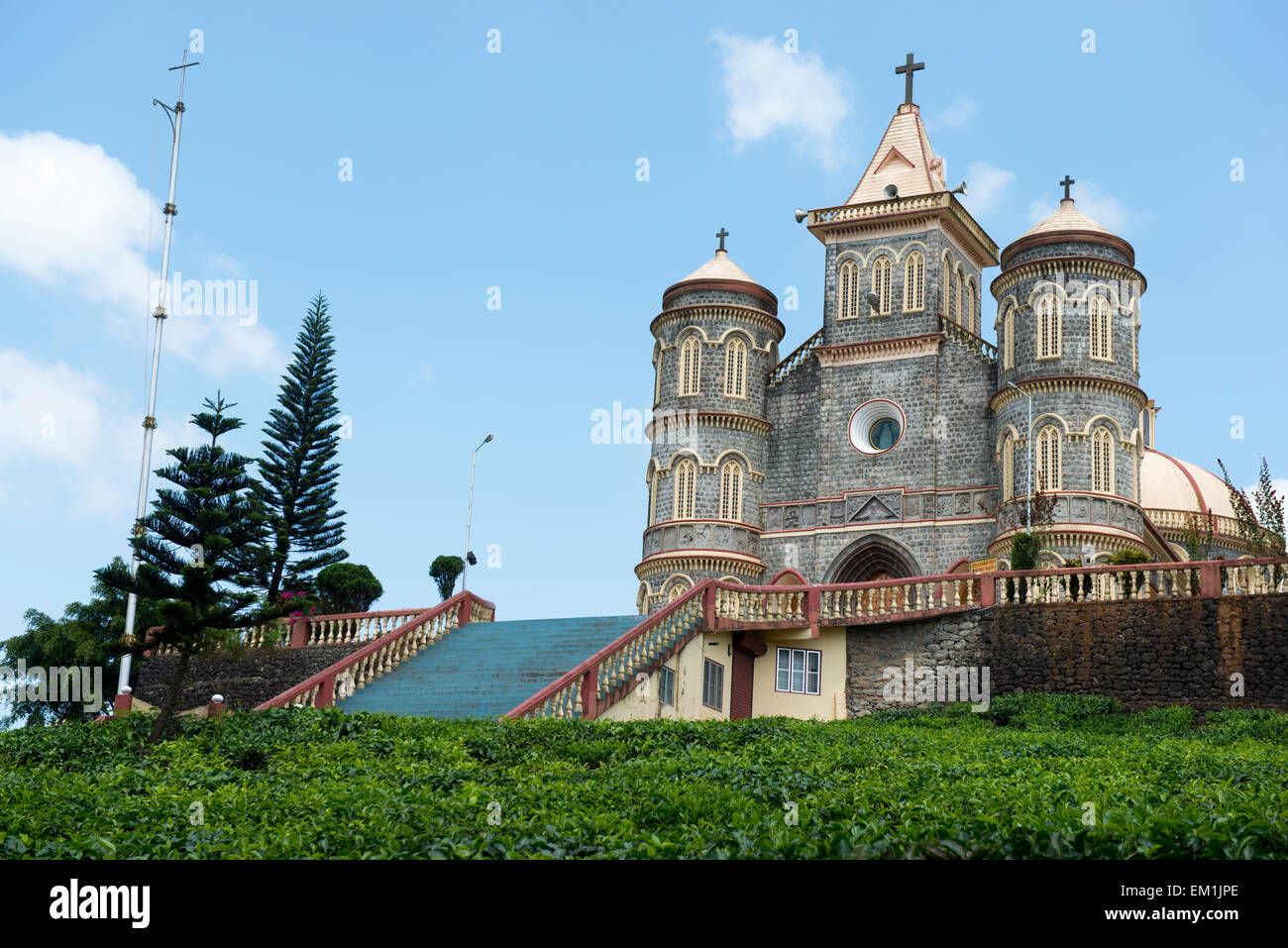 Pattumala Matha Church and Pilgrim Centre in Kerala, India Stock ...